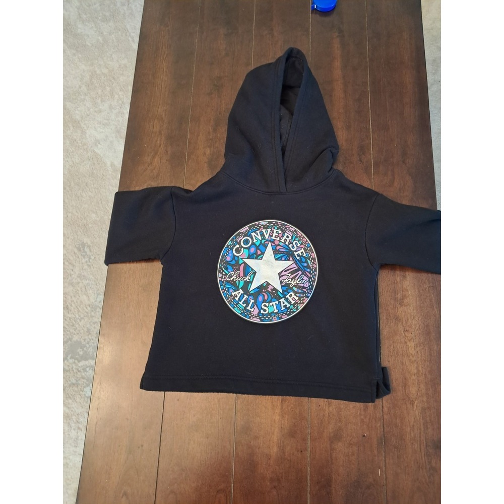 converse kids chuck patch fill graphic pullover hoodie big kids Small